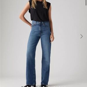 Levi's Ribcage Wide Leg Jeans
